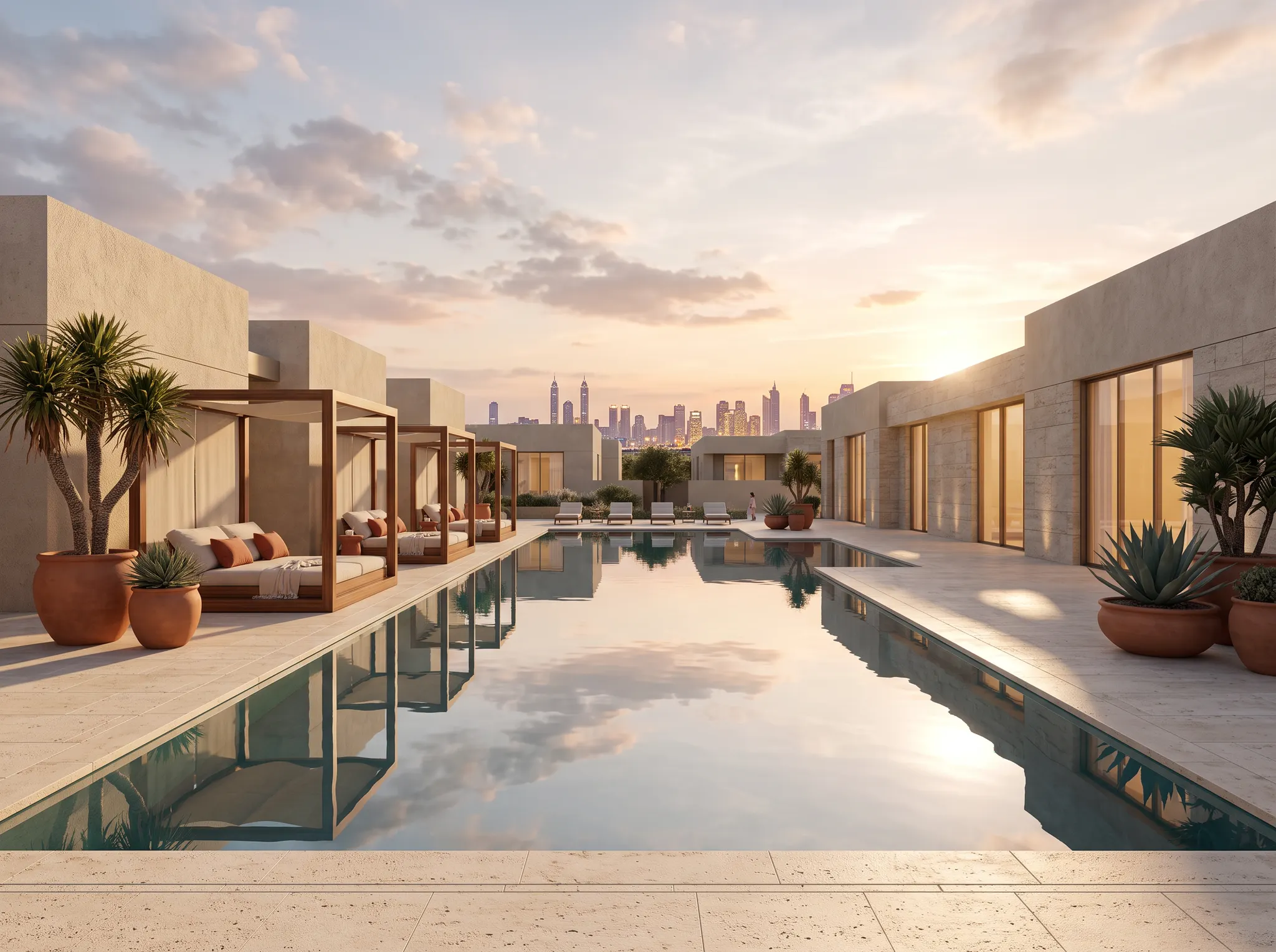 Illustrative pool amenity